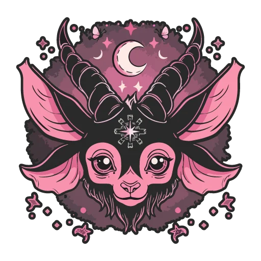 🐐 Стикер «satanic goats» для Telegram