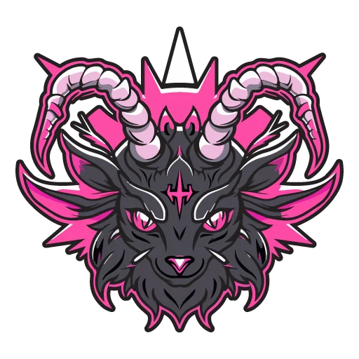 Стикерпак satanic goats для Telegram