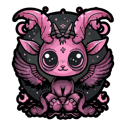 🐐 Стикер «satanic goats» для Telegram