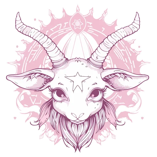 🐐 Стикер «satanic goats» для Telegram