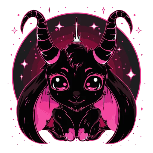 🐐 Стикер «satanic goats» для Telegram