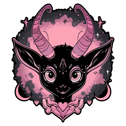 🐐 Стикер «satanic goats» для Telegram