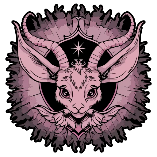 🐐 Стикер «satanic goats» для Telegram