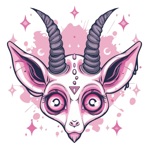 🐐 Стикер «satanic goats» для Telegram