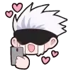 🥹 Эмодзи «Satoru Gojo / Jujutsu Kaisen» для Telegram