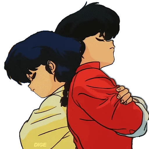👥 Стикер «RANMA1/2» для Telegram