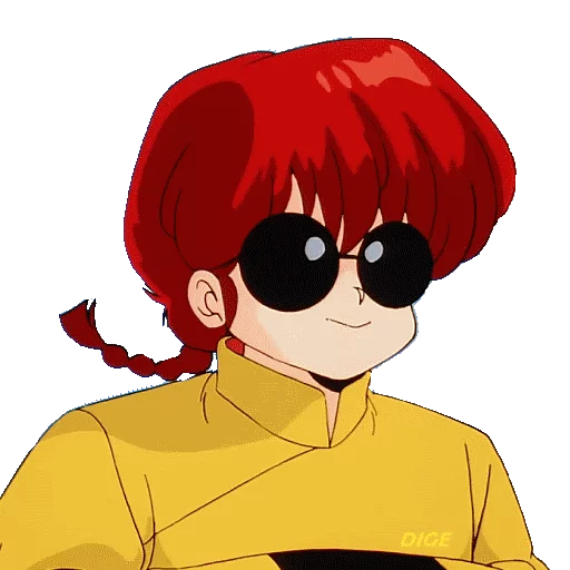😎 Стикер «RANMA1/2» для Telegram