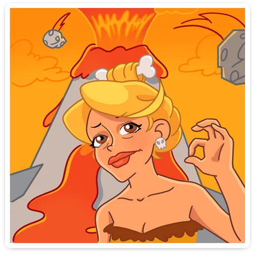 🌋 Стикер «Саванна» для Telegram