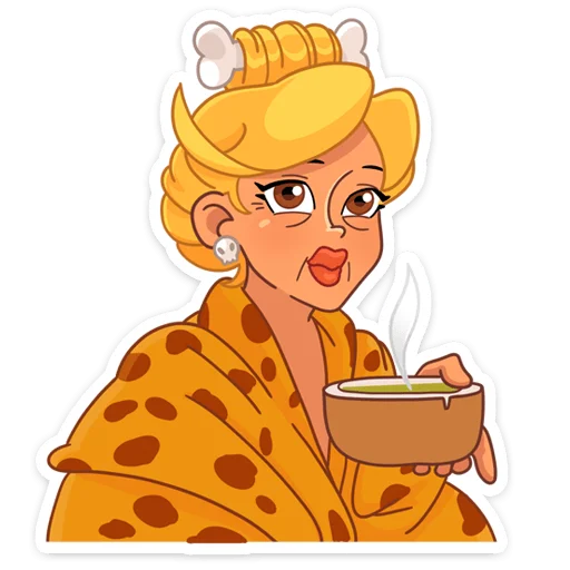 🍵 Стикер «Саванна» для Telegram