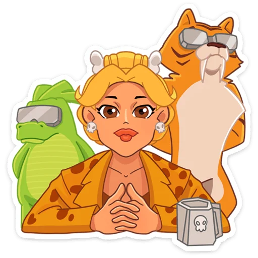 😤 Стикер «Саванна» для Telegram