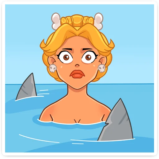 🦈 Стикер «Саванна» для Telegram