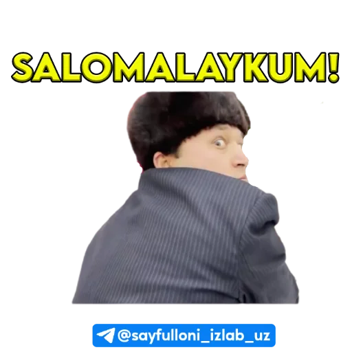 🖐 Стикер «kanali uchun.» для Telegram