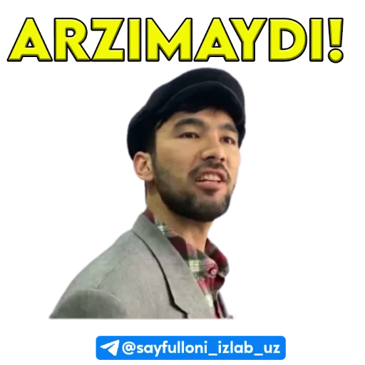 🤝 Стикер «kanali uchun.» для Telegram