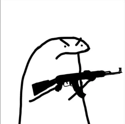 🔫 Стикер «saykisayki» для Telegram