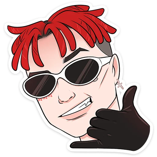 🤙 Стикер «Sayonara bоль» для Telegram