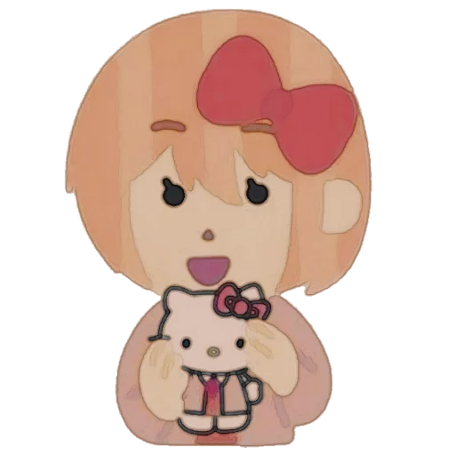 🧸 Стикер «˗ˋˏsayori ˎˊ˗» для Telegram