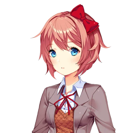 Стикерпак Sayori DDLC8 для Telegram