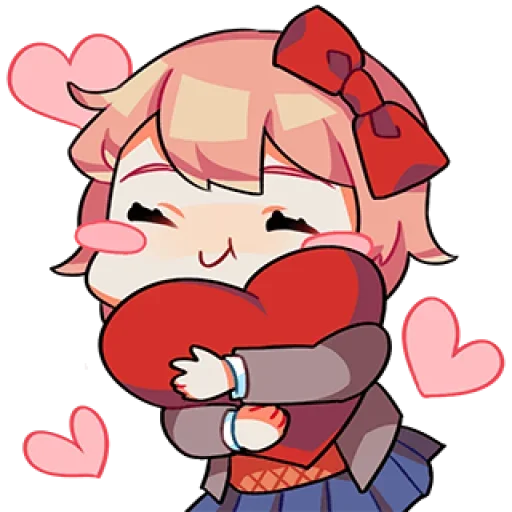 🎊 Стикер «Sayori DDLC8» для Telegram