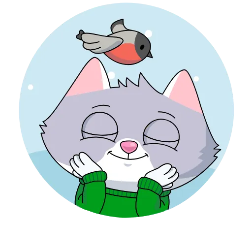 😴 Стикер «Сберкот обновлен» для Telegram