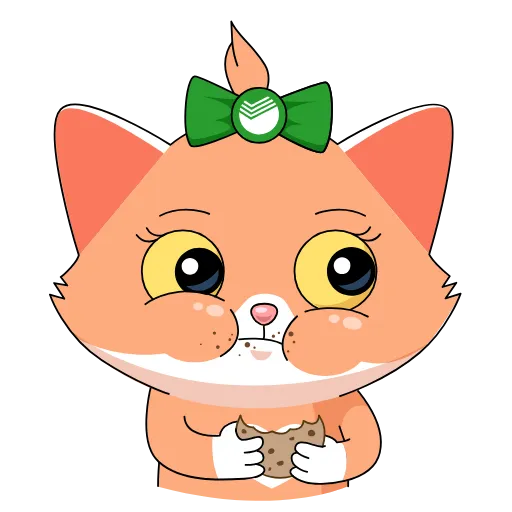 🍪 Стикер «Сберкот обновлен» для Telegram