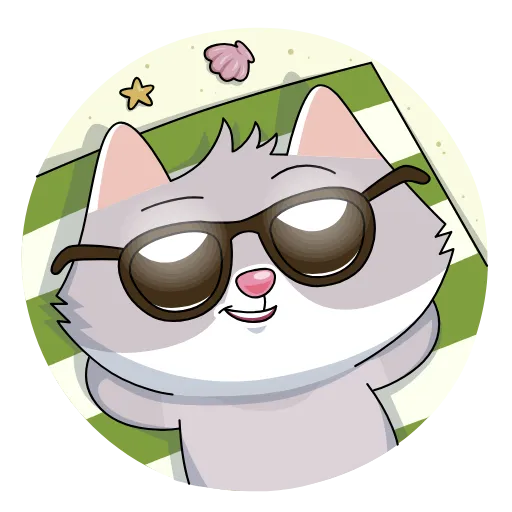 😎 Стикер «Сберкот обновлен» для Telegram