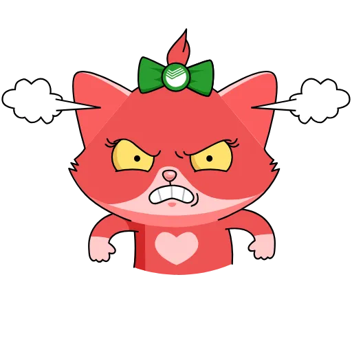 😡 Стикер «Сберкот обновлен» для Telegram