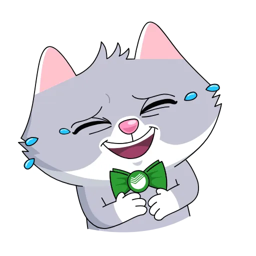 🤣 Стикер «Сберкот обновлен» для Telegram