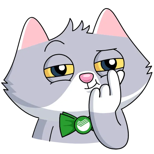 💵 Стикер «Sbercat and Kitsy» для Telegram