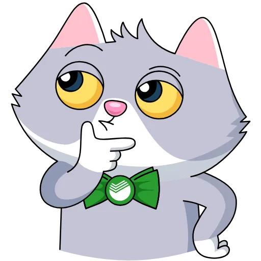 🤔 Стикер «Sbercat and Kitsy» для Telegram