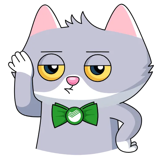 🤦‍♀ Стикер «Sbercat and Kitsy» для Telegram