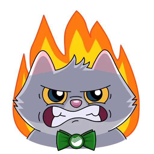 🔥 Стикер «Sbercat and Kitsy» для Telegram