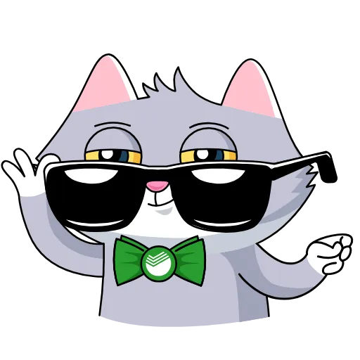 😎 Стикер «Sbercat and Kitsy» для Telegram