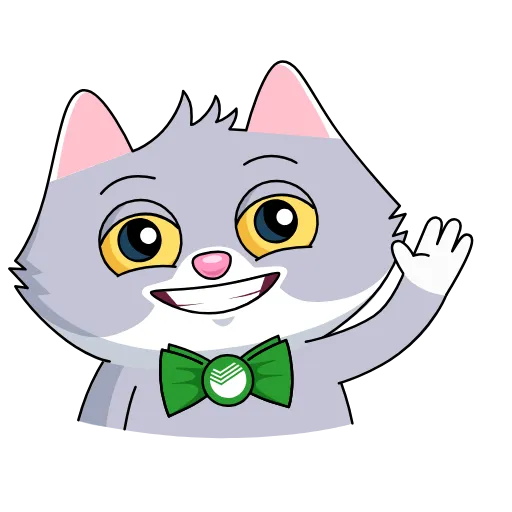 👋 Стикер «Sbercat and Kitsy» для Telegram
