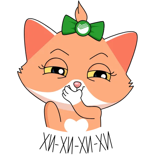 🤭 Эмодзи «СберКот и Куся» для Telegram