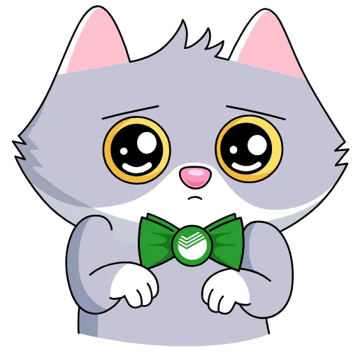 🥺 Эмодзи «СберКот и Куся» для Telegram