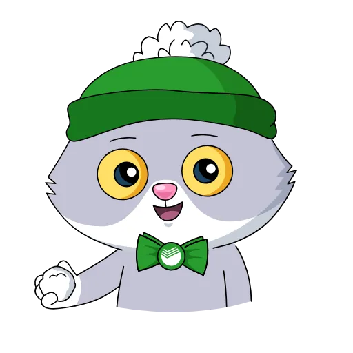 🙂 Эмодзи «СберКот и друзья» для Telegram