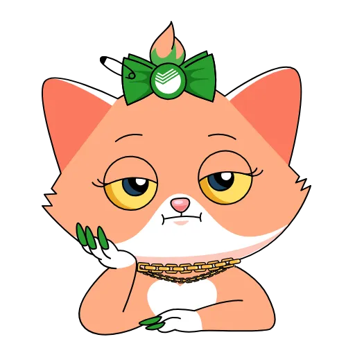 🫤 Эмодзи «СберКот и друзья» для Telegram