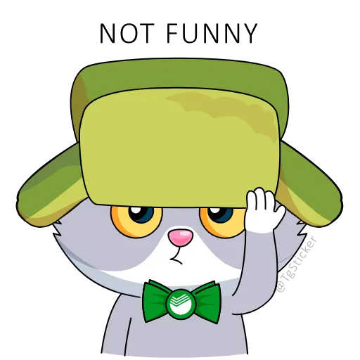 😕 Стикер «СберКот и друзья» для Telegram