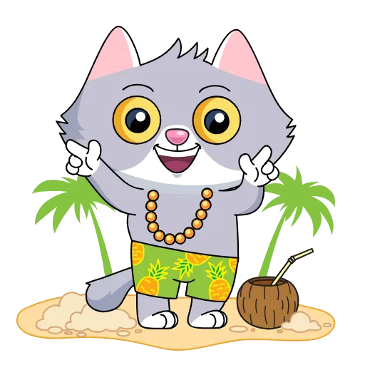 🏖️ Стикер «Сберк 2» для Telegram