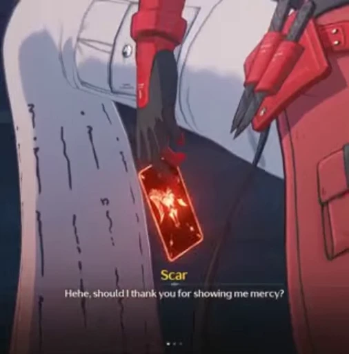 💮 Стикер «Scar» для Telegram