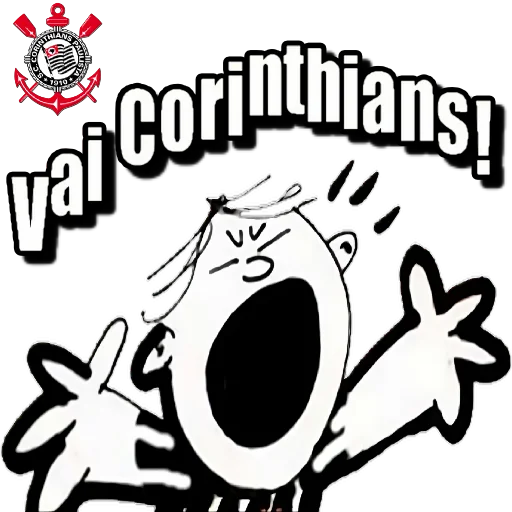 🤪 Стикер «Figurinhas» для Telegram