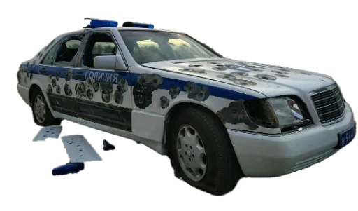 🚔 Стикер «suicidemercedes» для Telegram
