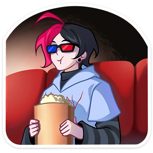 🍿 Стикер «Школьник Чич без надписей» для Telegram