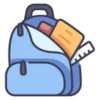 🎒 Эмодзи «Школа» для Telegram