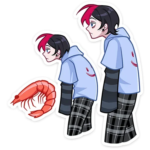 🦞 Стикер «Школьник Чич Без Текста» для Telegram