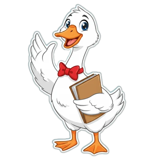 🐦 Стикер «Гусь» для Telegram