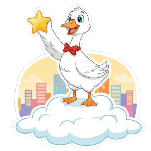 🌟 Стикер «Гусь» для Telegram