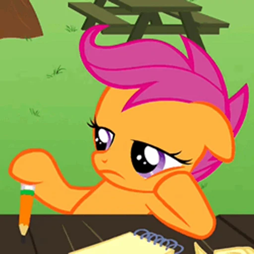 Стикерпак Scootaloo для Telegram — скачать