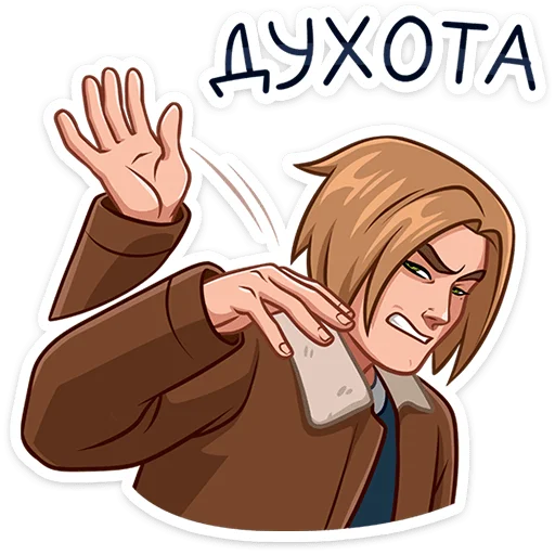 🥵 Стикер «Скотт Леон» для Telegram