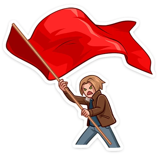 🚩 Стикер «Скотт Леон» для Telegram